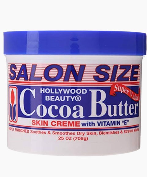 HOLLYWOOD BEAUTY COCOA BUTTER SKIN CREME WITH VITAMIN "E" 708G