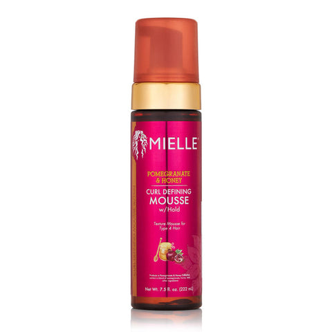 MIELLE POMEGRANATE & HONEY CURL DEFINING MOUSSE WITH HOLD 222ML