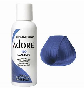 ADORE SHINING SEMI PERMANENT HAIR COLOR 199 LUXE BLUE 118ML