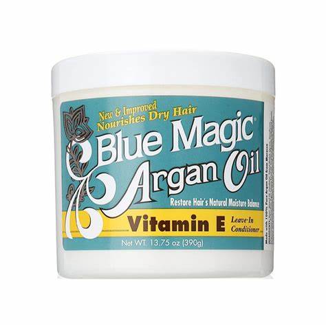 BLUE MAGIC ARGAN OIL AND VITAMIN E LEAVE IN CONDITIONER 390G