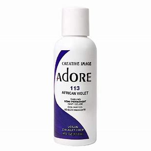 ADORE SHINING SEMI PERMANENT HAIR COLOR 113 AFRICAN VIOLET 118ML