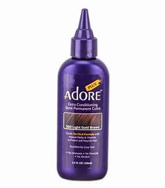 ADORE PLUS EXTRA CONDITIONING SEMI PERMANENT 360 COLOR LIGHT GOLD BROWN 100ML