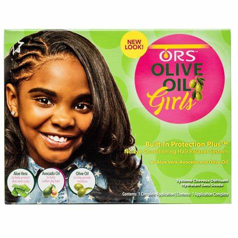 ORS GIRLS OLIVE OIL GIRLS NO LYE CONDITIONING RELAXER SYSTEM