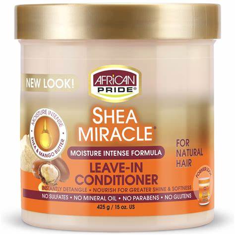 AFRICAN PRIDE SHEA MIRACLE MOISTURE INTENSE LEAVE IN CONDITIONER 420G