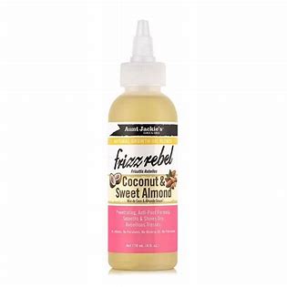AUNT JACKIES FRIZZ REBEL WITH COCONUT SWEET ALMOND OIL 118ML