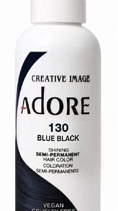 ADORE SHINING SEMI PERMANENT HAIR COLOR 130 BLUE BLACK 118ML