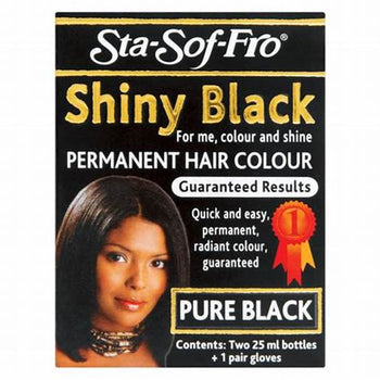 STA SOF FRO HAIR BLACK POWDER PERMANENT HAIR COLOR PURE BLACK