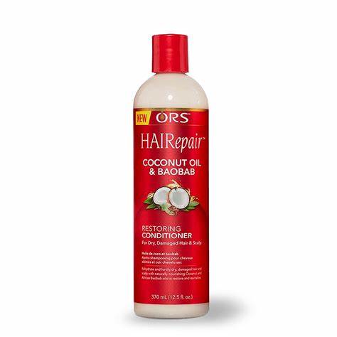 ORS HAIR REPAIR COCONUT OIL AND BAOBAB INVIGORATING SHAMPOO 370ML