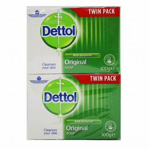 DETTOL ORIGINAL ANTI-BACTERIAL BAR SOAP TWIN PACK