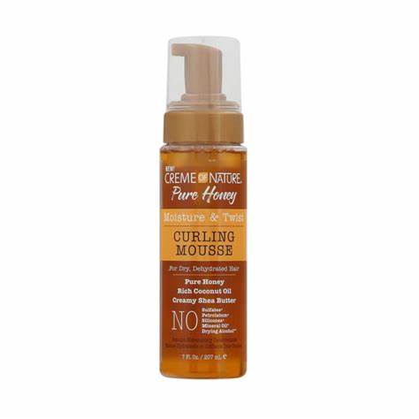 CREME OF NATURE PURE HONEY CURLING MOUSSE 207ML