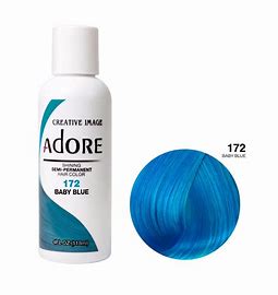 ADORE SHINING SEMI PERMANENT HAIR COLOR 172 BABY BLUE 118ML