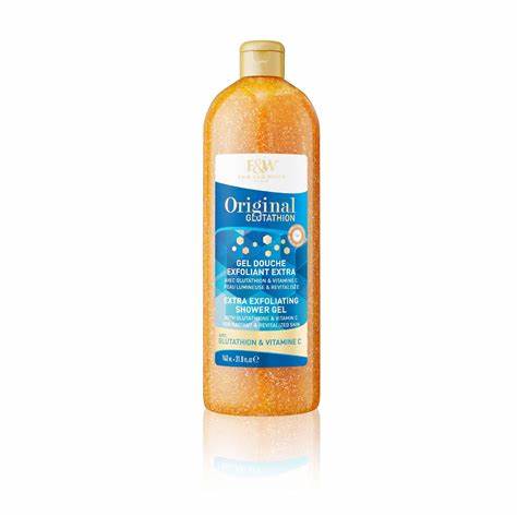 FAIR & WHITE ORIGINAL GLUTATHION EXTRA EXFOLIATING SHOWER GEL 940ML