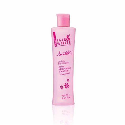 FAIR & WHITE LOTION PURIFIANTE ACNE MEDICATION CLEANSER 250ML