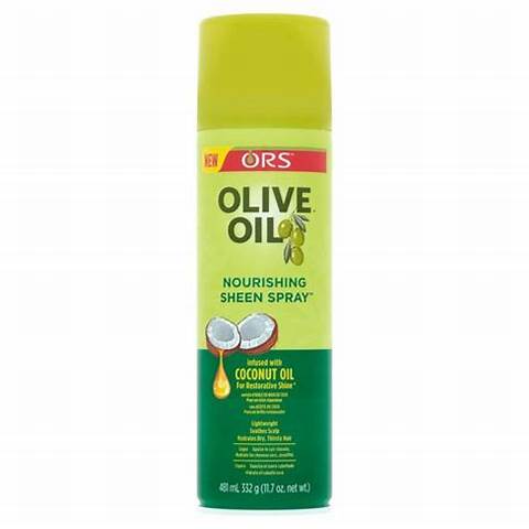 ORS OLIVE OIL NOURISHING SHEEN SPRAY INFUSED WITH COCONUT OIL 480ML