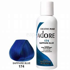 ADORE SHINING SEMI PERMANENT HAIR COLOR 174 SAPPHIRE BLUE 118ML