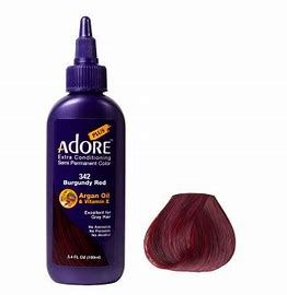 ADORE PLUS EXTRA CONDITIONING SEMI PERMANENT 342 COLOR BURGUNDY RED 100ML