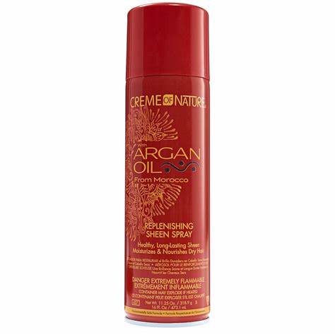 CREME OF NATURE ARGAN OIL REPLENISHING SHEEN SPRAY 473ML