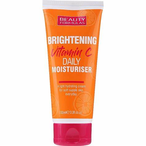 BEAUTY FORMULAS BRIGHTENING VITAMIN C DAILY MOISTURISER 100ML