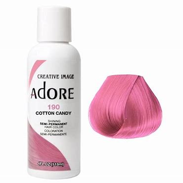ADORE SHINING SEMI PERMANENT HAIR COLOR 190 COTTON CANDY 118ML