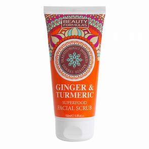 BEAUTY FORMULAS GINGER AND TURMERIC SUPERFOOD FACIAL SCRUB 150ML