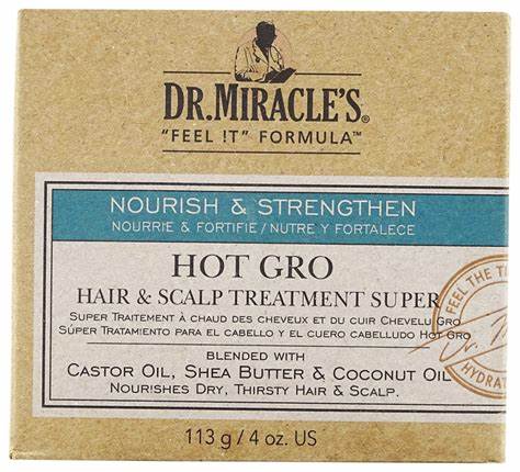 DR. MIRACLES HOT GRO HAIR N SCALP TREATMENT SUPER 113G