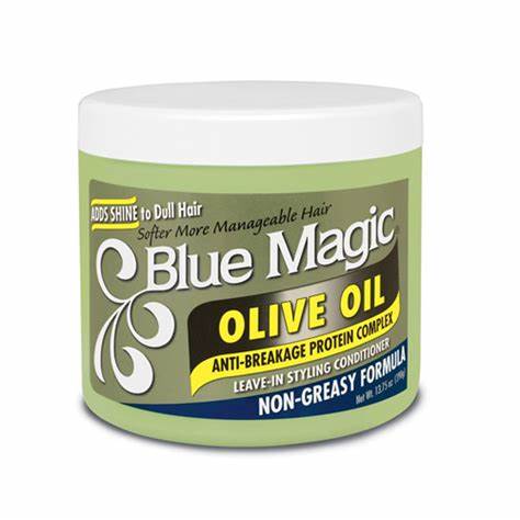 BLUE MAGIC OLIVE OIL HAIR DRESSING WITH ALOE VERA 390G