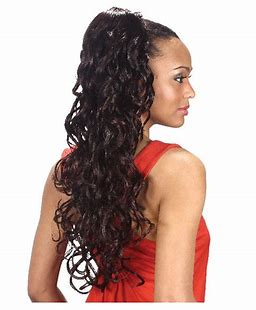 AFTRESS JERSEY GIRL SYNTHETIC DRAWSTRING PONYTAIL