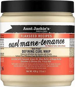 AUNT JACKIES FLAXSEED MANE TENANCE DEFINING CURL WHIP 426G