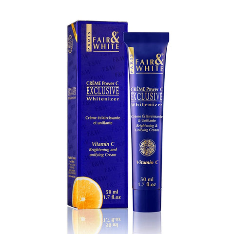 FAIR & WHITE EXCLUSIVE WHITENIZER VITAMIN C BRIGHTENING AND UNIFYING CREAM 50ML