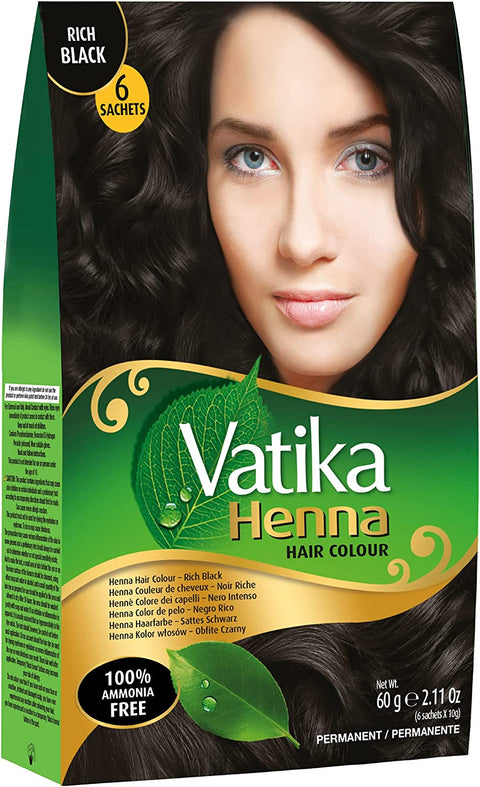DABUR VATIKA HENNA PERMANENT HAIR COLORS 60G