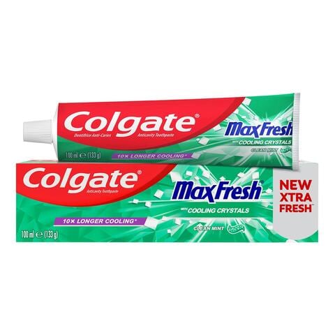 COLGATE MAX FRESH COOLING CRYSTALS CLEAN MINT TOOTHPASTE 100ML
