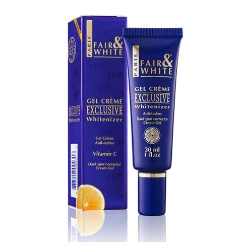 FAIR & WHITE EXCLUSIVE WHITENIZER DARK SPOT CORRECTOR CREAM GEL 30ML