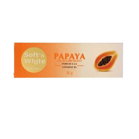 SOFT N WHITE PAPAYA LIGHTENING GEL 30G