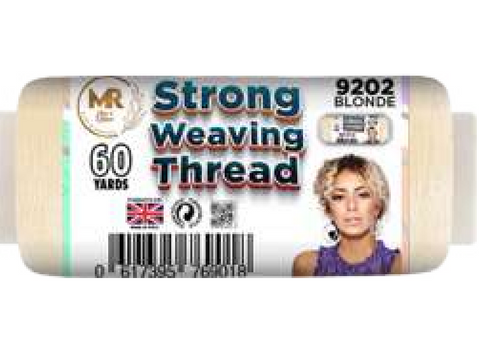 KASHMIR STRONG WEAVING THREAD 60 YARDS BLONDE 9202