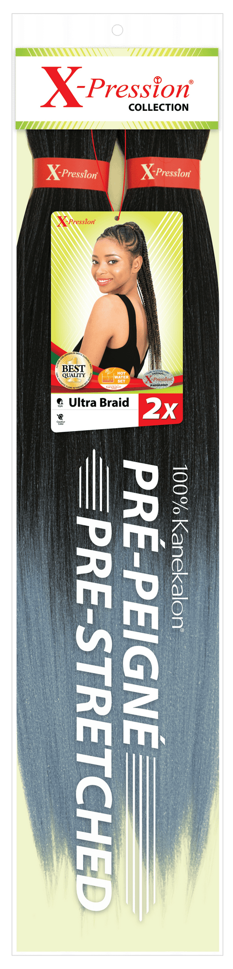 XPRESSION 2X ULTRA BRAID PRE STRETCHED 46 INCH
