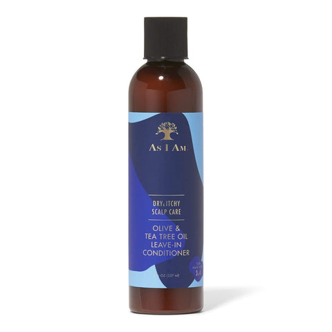 AS I AM DRY AND ITCHY SCALP CARE OLIVE AND TEA TREE LEAVE IN CONDITIONER 237ML