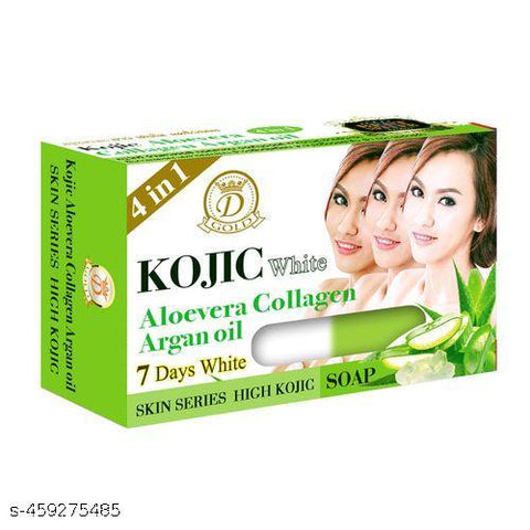 KOJIC WHITE ALOE VERA COLLAGEN ARGAN OIL SOAP 160G
