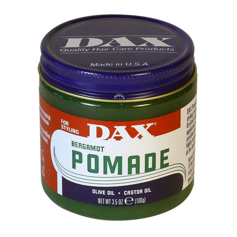DAX BERGAMOT STYLING POMADE WITH OLIVE AND CASTOR OIL 100G