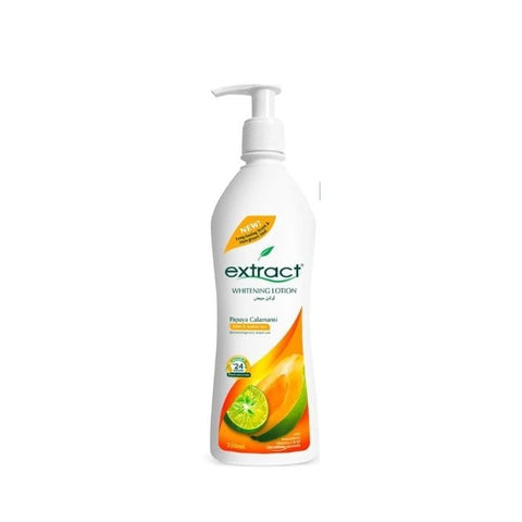 EXTRACT PAPAYA CALAMANSI WHITENING LOTION WHITE AND RADIANT SKIN DERMATOLOGICALLY TESTED SAFE 350ML