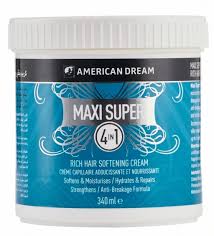 AMERICAN DREAM MAXI SUPER 4 IN 1 RICH HAIR SOFTENING CREAM 340ML