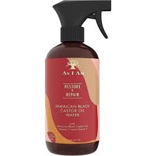 AS I AM RESTORE & REPAIR JAMAICAN BLACK CASTOR OIL WATER 473ML