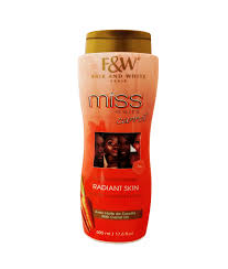 FAIR & WHITE MISS WHITE CARROT RADIANT SKIN BRIGHTENING BODY LOTION 500ML