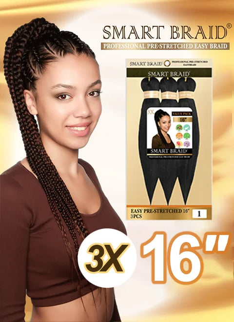SMART BRAID PRE STRETCHED MULTIPACK 3X 16 INCH