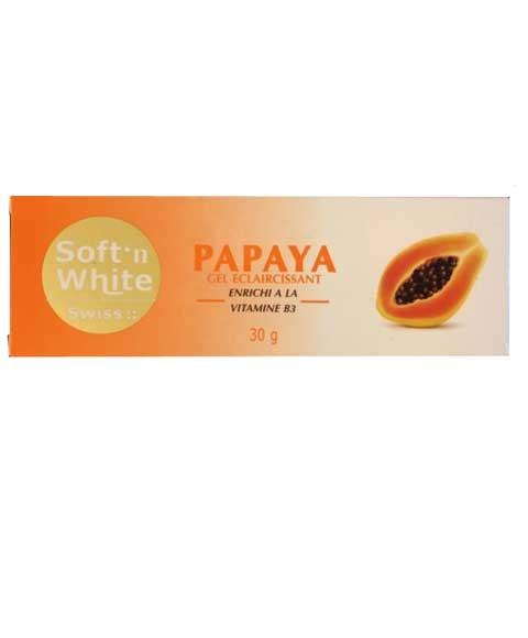 SOFT N WHITE PAPAYA LIGHTENING CREAM 29G