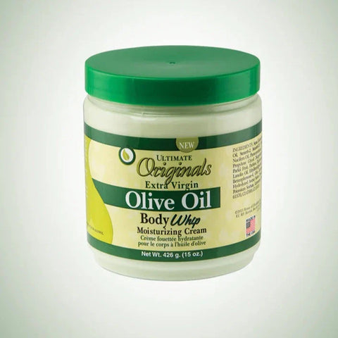 AFRICAS BEST ULTIMATE ORGANICS OLIVE OIL BODY WHIP MOISTURISING CREAM 426G