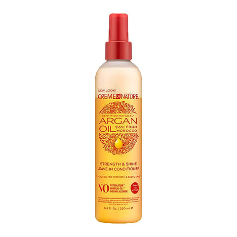 CREME OF NATURE ARGAN OIL, STRENGTH AND SHINE LEAVE-IN CONDITIONER 250ML