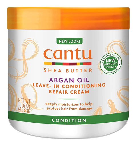 CANTU LEAVE-IN CONDITIONING REPAIR CREAM WITH ARGAN OIL 453G