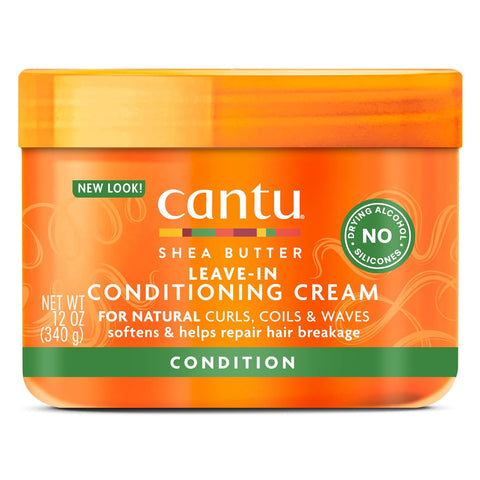 CANTU LEAVE IN CONDITIONING CREAM WITH SHEA BUTTER FOR NATURAL HAIR 340G